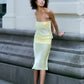 Melt Panel Dress Limoncello
