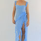 Dress Hire Australia [brand_name] Ariela Soft Blue Ruffle Maxi Dress - Momentary Wardrobe 