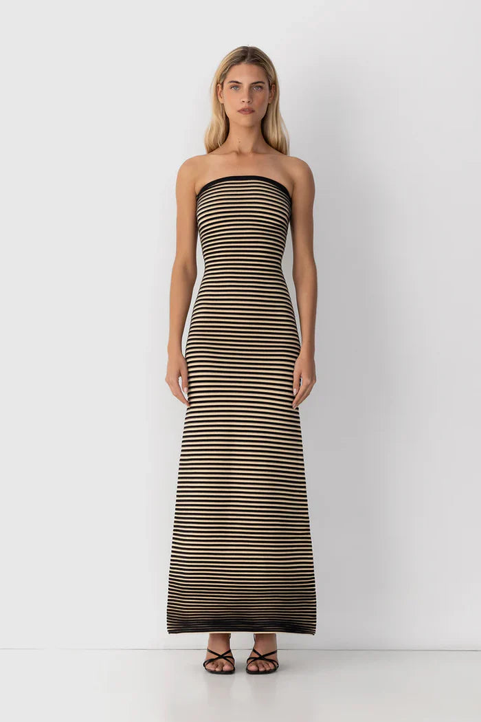 Dress Hire Australia [brand_name] Sunmor Knit Noir Maxi - Momentary Wardrobe 