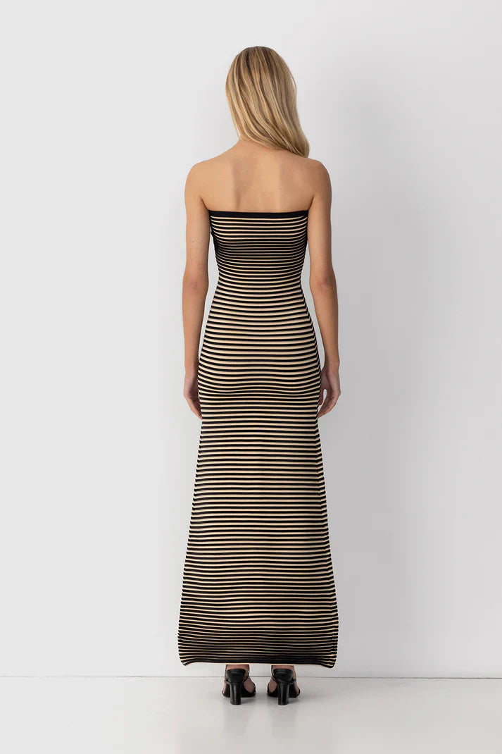 Dress Hire Australia [brand_name] Sunmor Knit Noir Maxi - Momentary Wardrobe 
