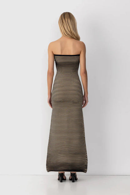 Dress Hire Australia [brand_name] Sunmor Knit Noir Maxi - Momentary Wardrobe 