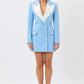 Dress Hire Australia [brand_name] Nellie Blazer Dress Blue - Dress Loop 
