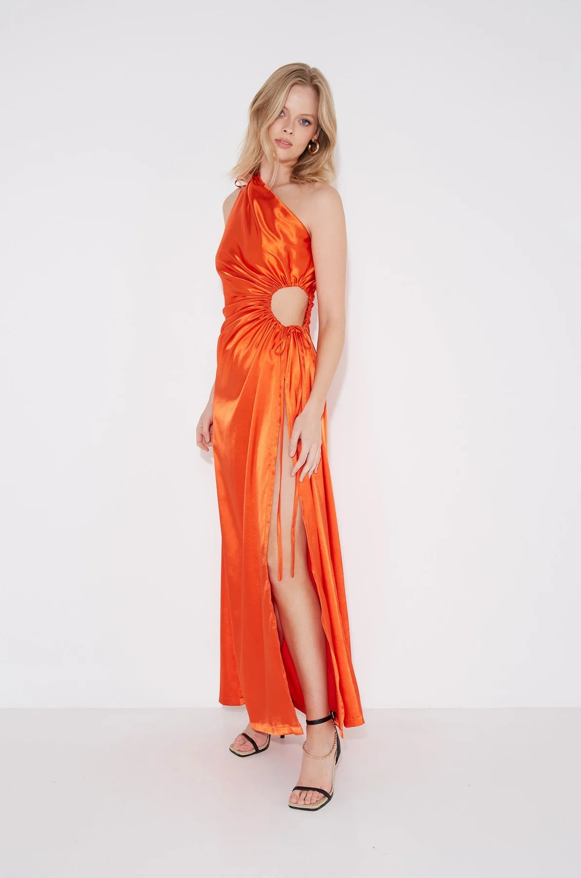 Dress Hire Australia [brand_name] Nour Orange Dress - Momentary Wardrobe 