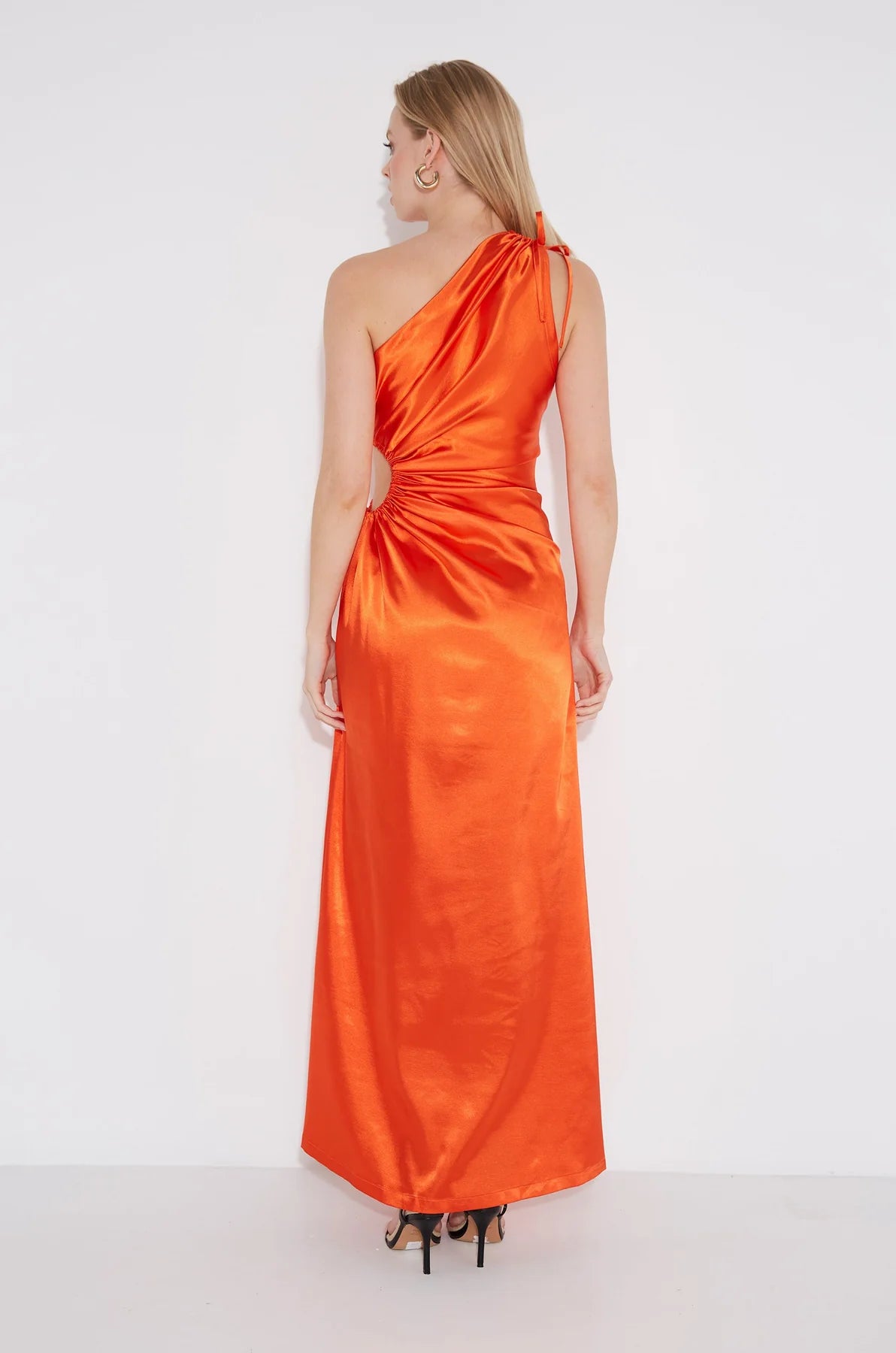 Dress Hire Australia [brand_name] Nour Orange Dress - Momentary Wardrobe 
