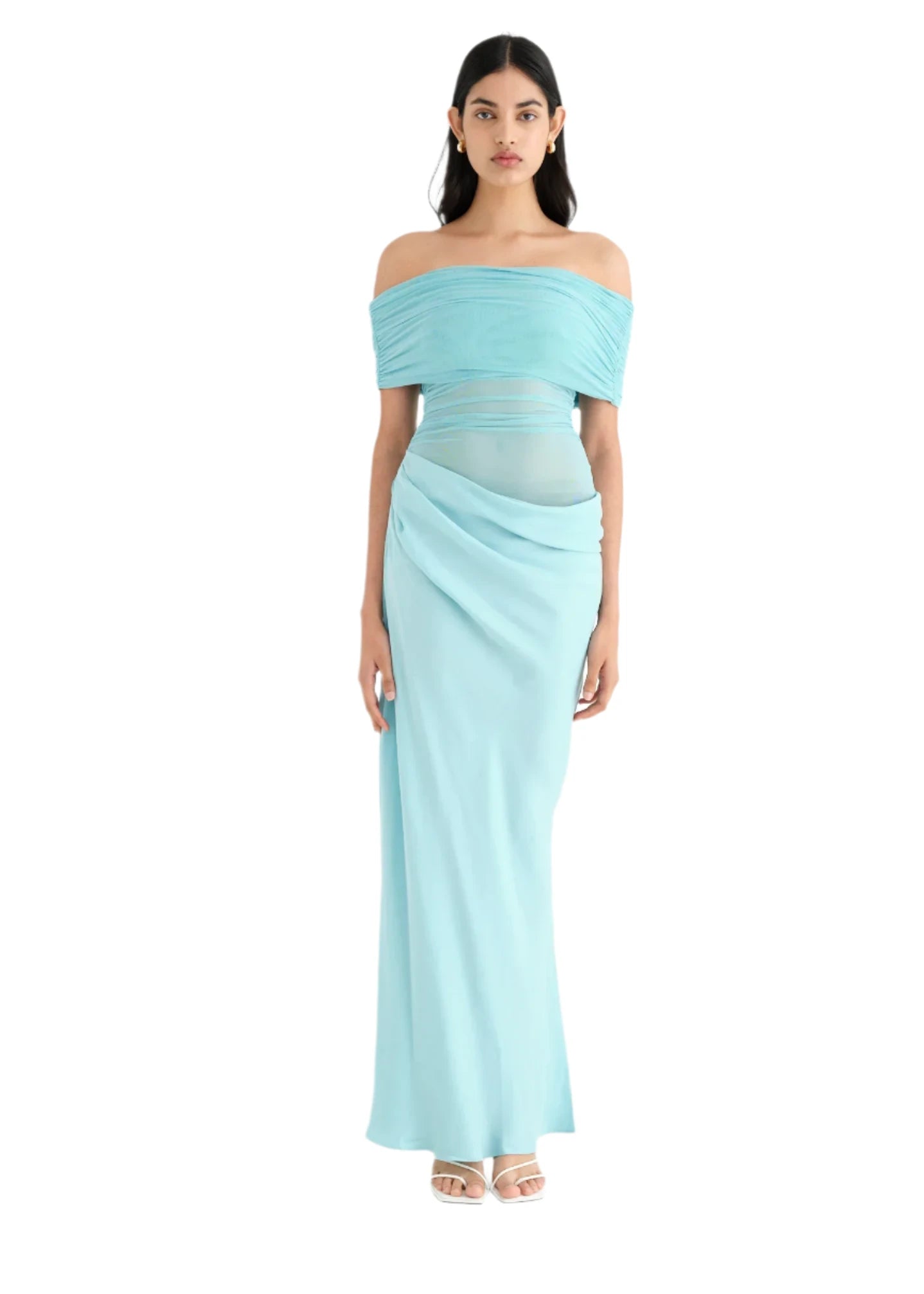 Dress Hire Australia [brand_name] Nico Off Shoulder Maxi Dress - Momentary Wardrobe 