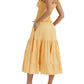 Dress Hire Australia [brand_name] PHEDRA DRESS APRICOT - Momentary Wardrobe 