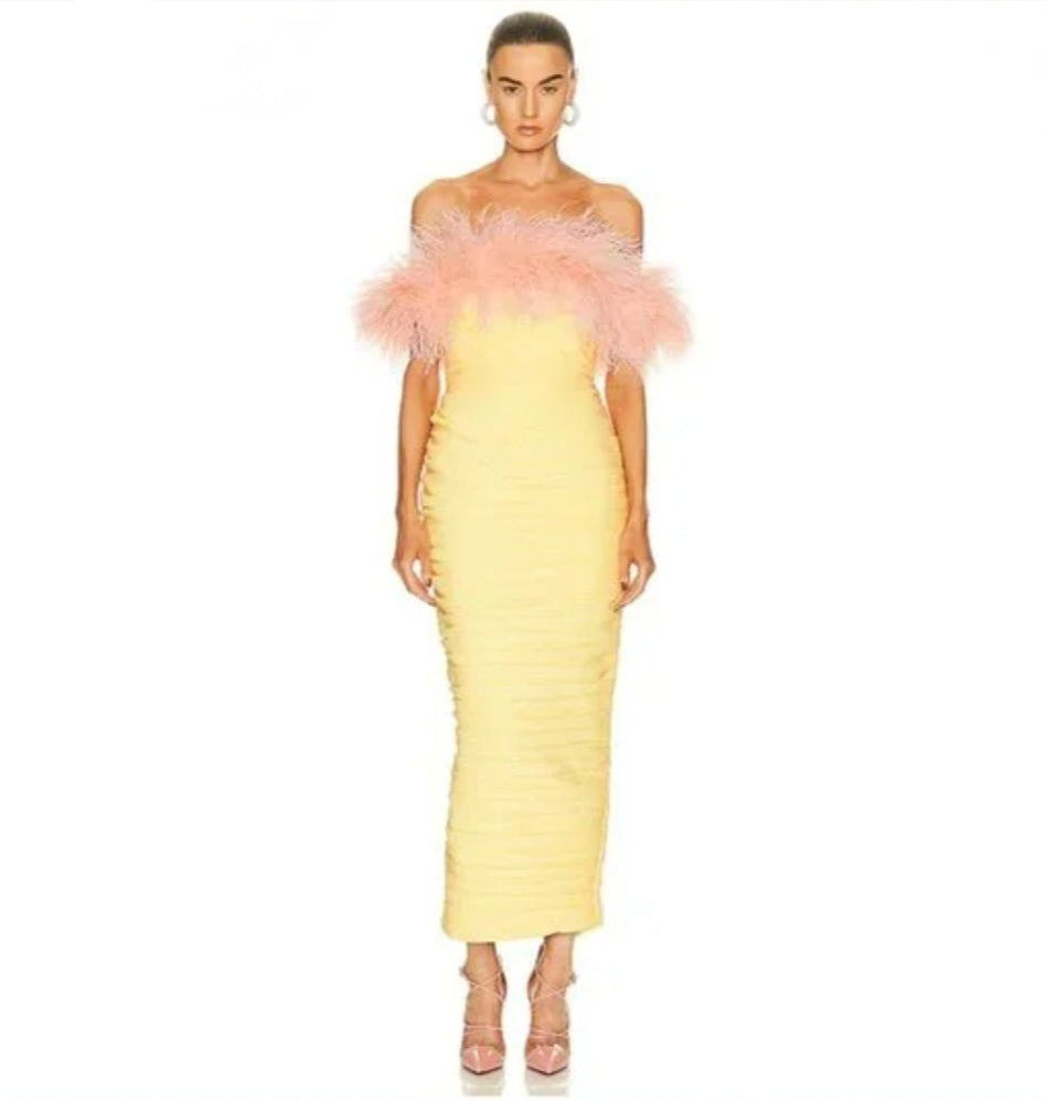 Zion Dress Lemon