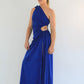 Dress Hire Australia [brand_name] Nour Blue Shimmer Dress - Momentary Wardrobe 