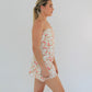 Dress Hire Australia [brand_name] JASMINE Rose Print Draped Strapless Corset Dress - Momentary Wardrobe 