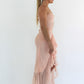 Dress Hire Australia [brand_name] Gabriella Soft Peach Ruffled Front Gown - Momentary Wardrobe 