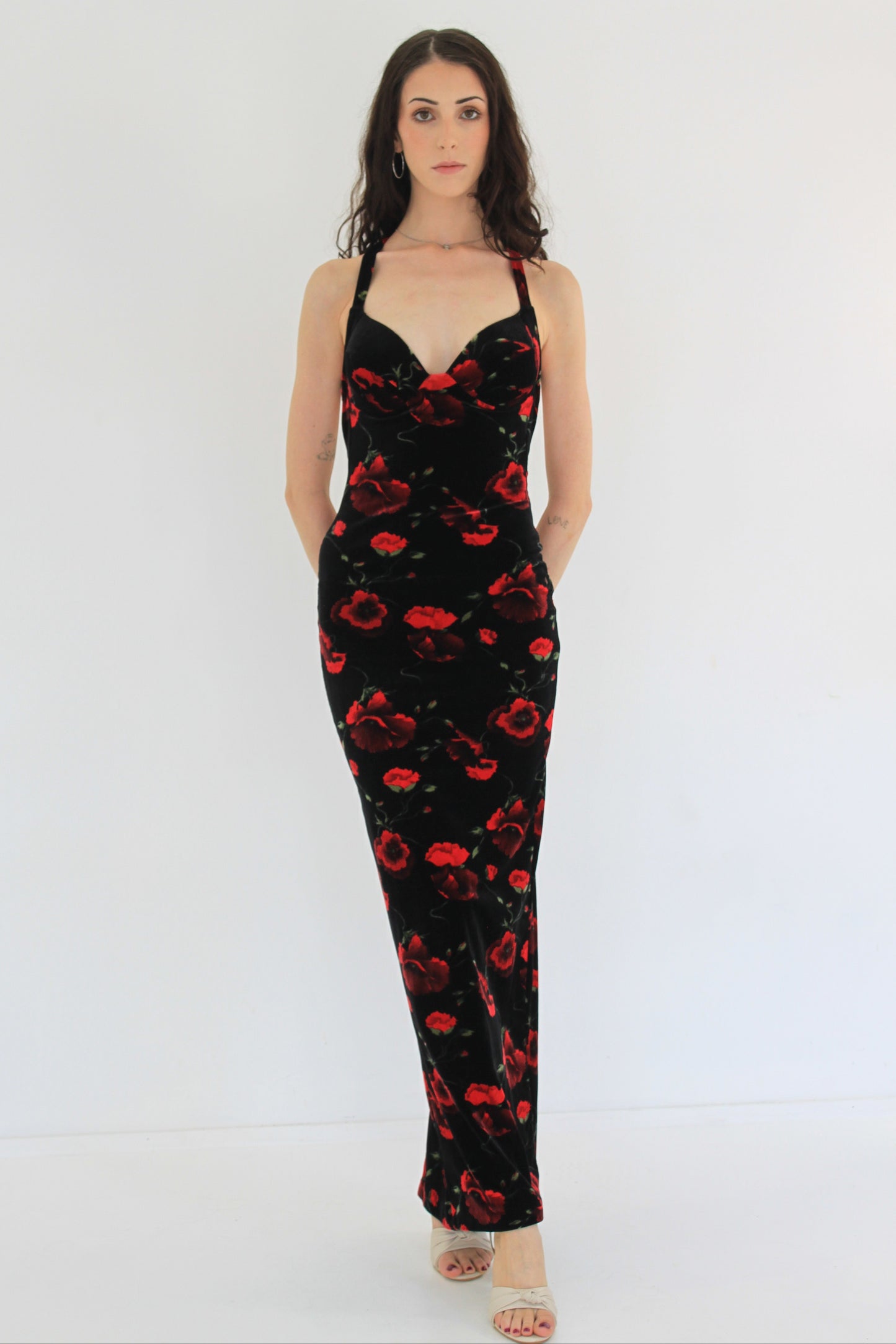 Dress Hire Australia [brand_name] Vintage Romance Red Rose Dress - Momentary Wardrobe 
