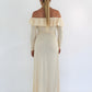 Dress Hire Australia [brand_name] Mila Dress in Buttercream - Momentary Wardrobe 