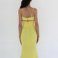 Dress Hire Australia [brand_name] Soren Buttercup Cutout Midi Dress - Momentary Wardrobe 