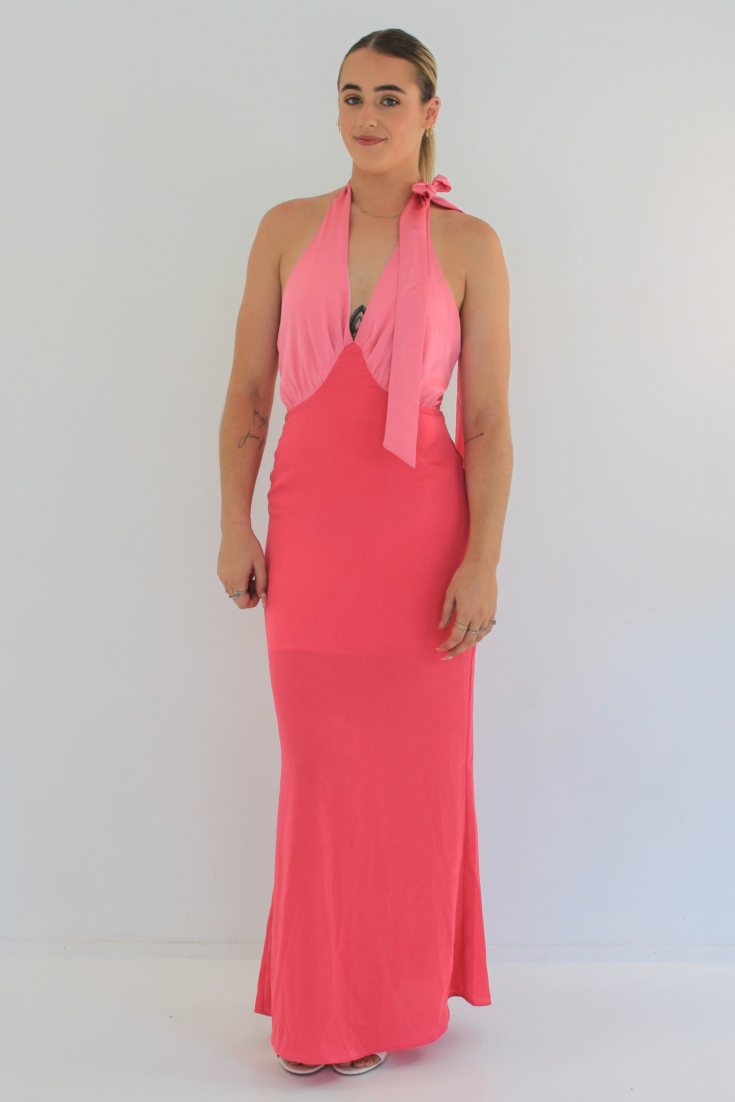 Dress Hire Australia [brand_name] Oahu Slip Dress - Hot Pink - Momentary Wardrobe 