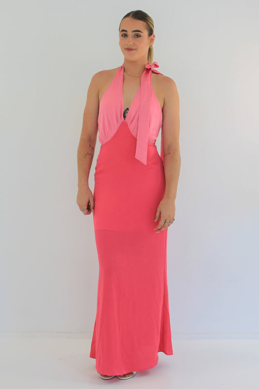 Dress Hire Australia [brand_name] Oahu Slip Dress - Hot Pink - Momentary Wardrobe 