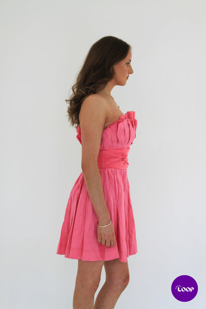 Aje Whisper Layered Mini Dress