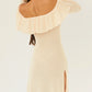 Dress Hire Australia [brand_name] Mila Dress in Buttercream - Momentary Wardrobe 