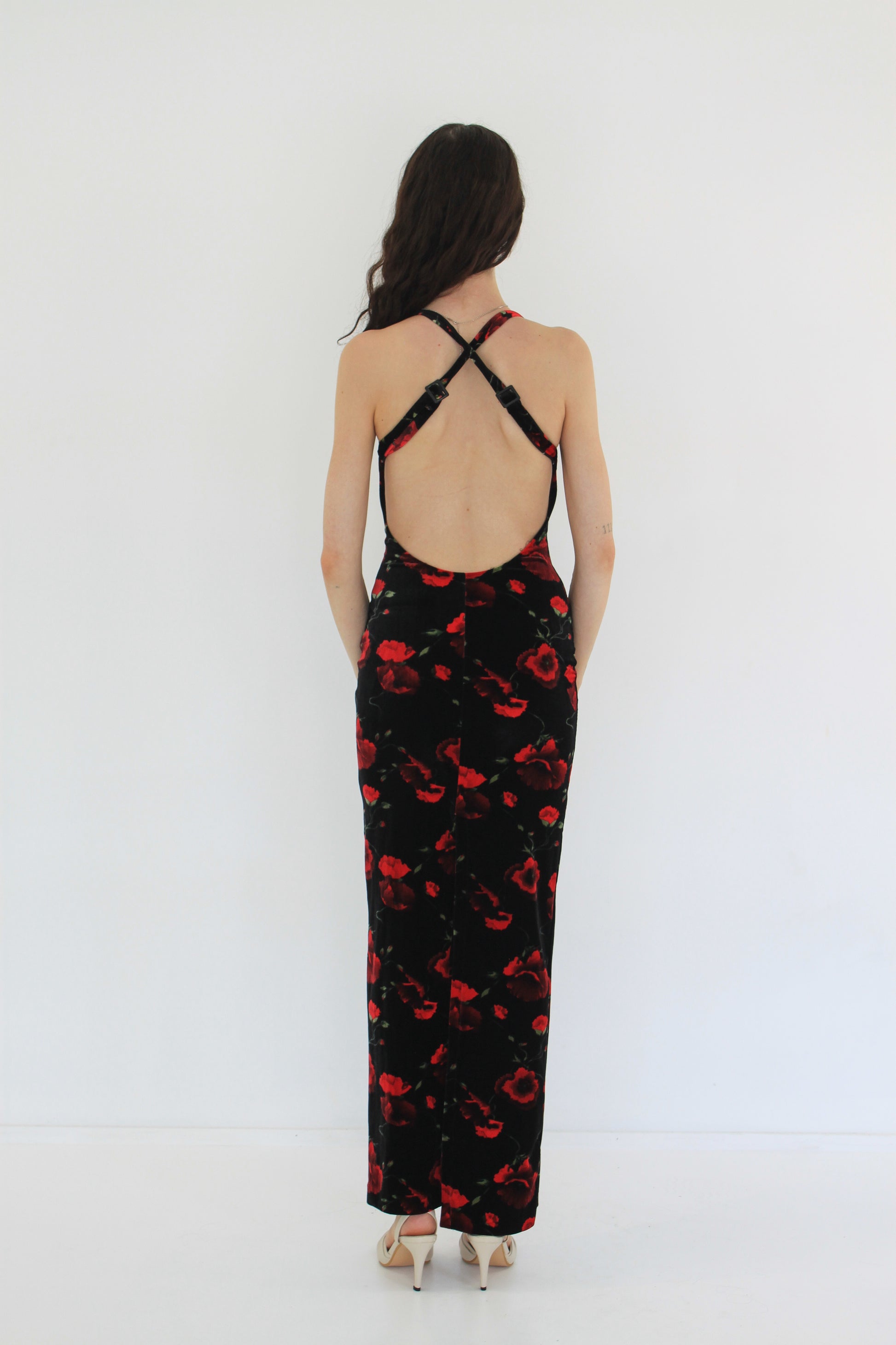 Dress Hire Australia [brand_name] Vintage Romance Red Rose Dress - Momentary Wardrobe 