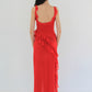 Dress Hire Australia [brand_name] Ariela Cherry Ruffle Maxi Dress - Momentary Wardrobe 
