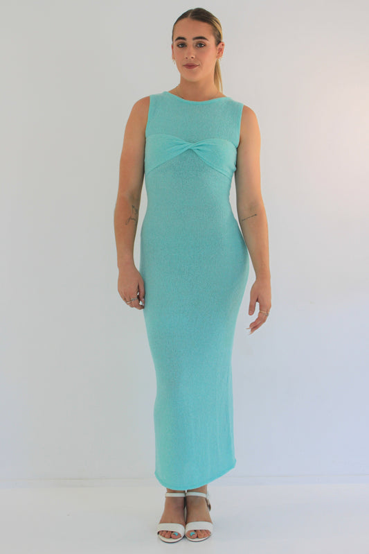 Dress Hire Australia [brand_name] Giselle Maxi Aquamarine - Momentary Wardrobe 
