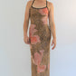 Dress Hire Australia [brand_name] Mesh Leopard Slip Dress - Momentary Wardrobe 
