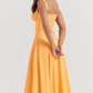 Dress Hire Australia [brand_name] Carmen Tangerine Bustier Sundress - Momentary Wardrobe 
