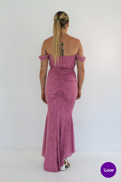 Cesca Rose Pink Floral Maxi Dress