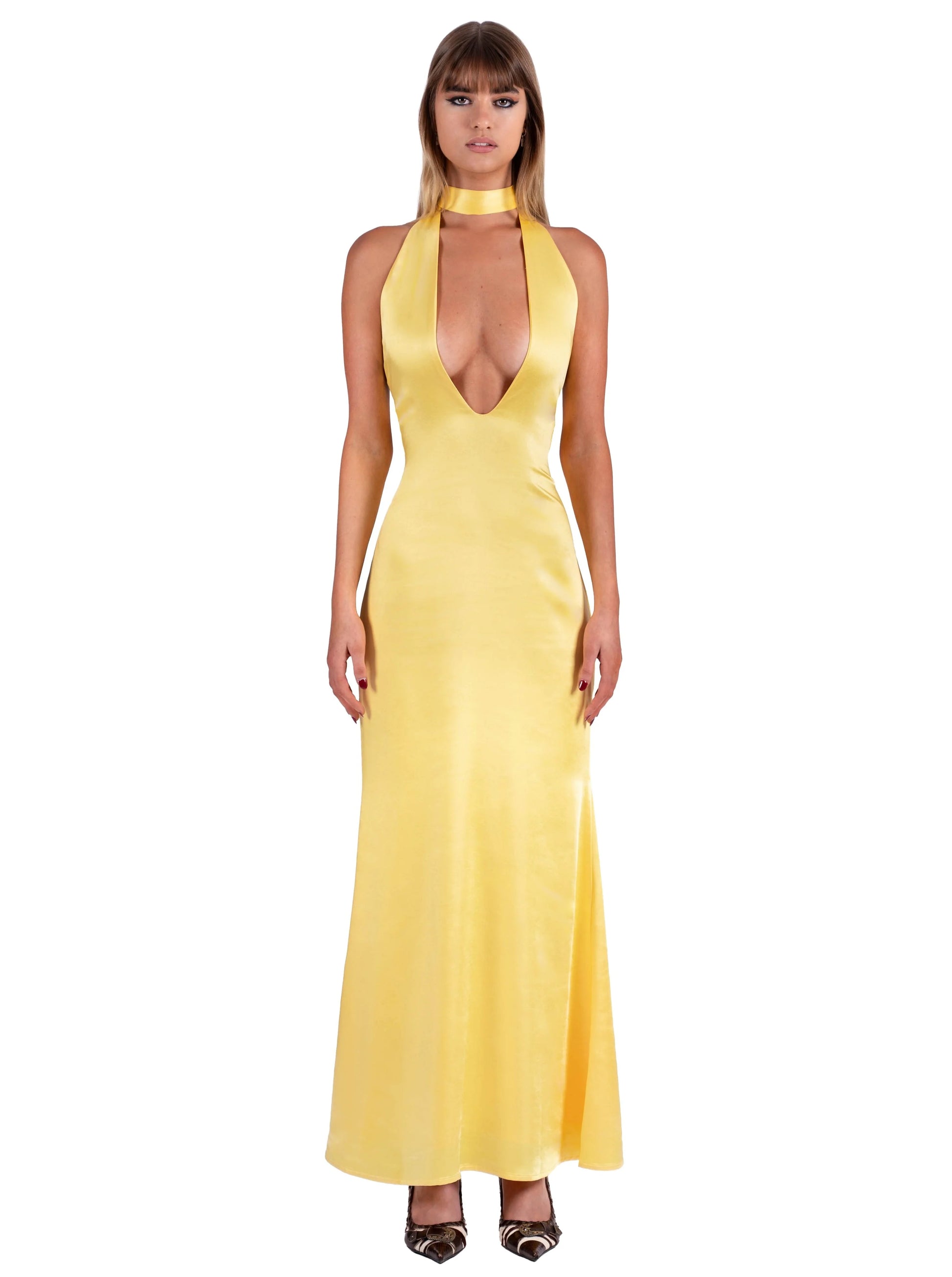 Dress Hire Australia [brand_name] Margot Maxi Daffodil - Momentary Wardrobe 