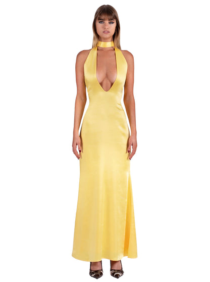 Dress Hire Australia [brand_name] Margot Maxi Daffodil - Momentary Wardrobe 