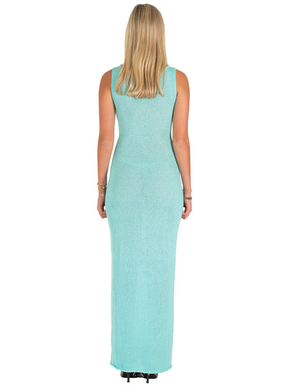 Dress Hire Australia [brand_name] Giselle Maxi Aquamarine - Momentary Wardrobe 