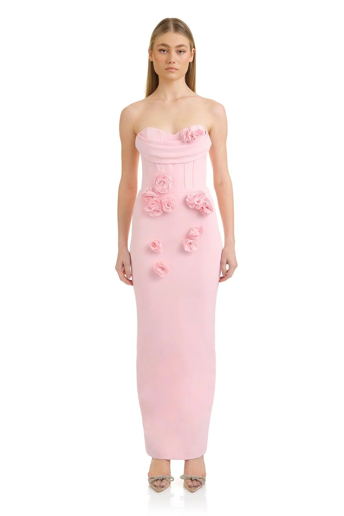 Dress Hire Australia [brand_name] Elsa Dress in Blush - Momentary Wardrobe 