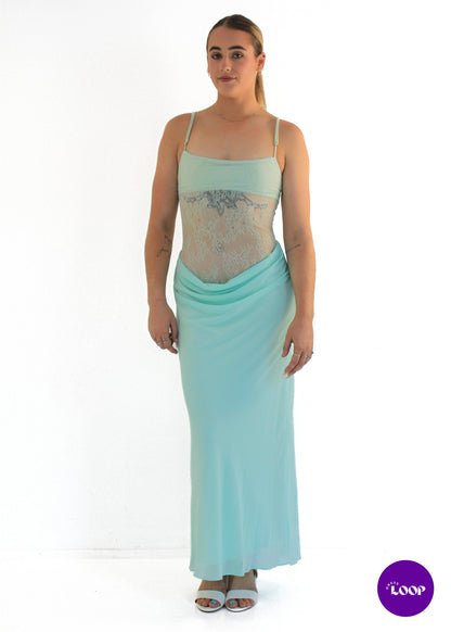 Gabriel Maxi Dress Turquoise Sorbet