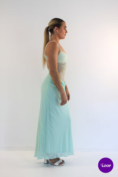 Gabriel Maxi Dress Turquoise Sorbet