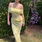 Nico Off Shoulder Maxi Dress Butter
