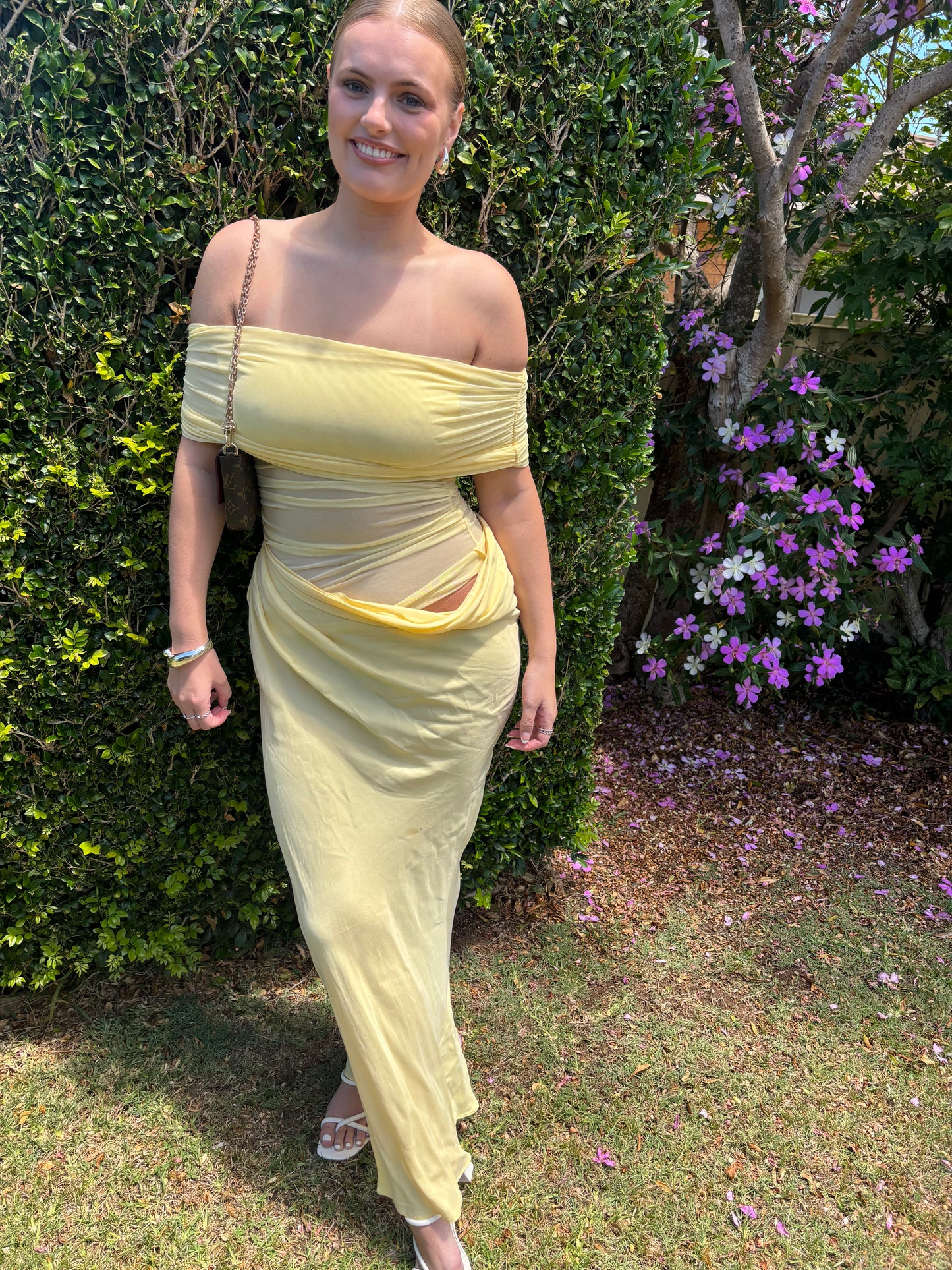 Nico Off Shoulder Maxi Dress Butter