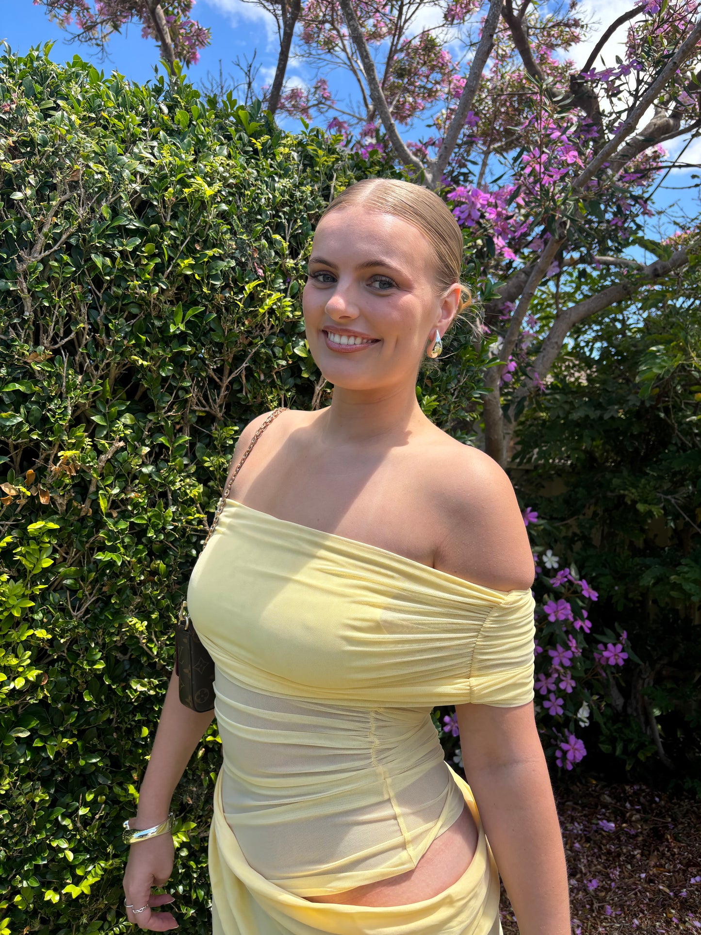 Nico Off Shoulder Maxi Dress Butter