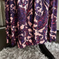 Tiggy Bow Midi Dress in Spliced Paisley