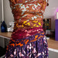 Tiggy Bow Midi Dress in Spliced Paisley