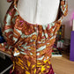 Tiggy Bow Midi Dress in Spliced Paisley