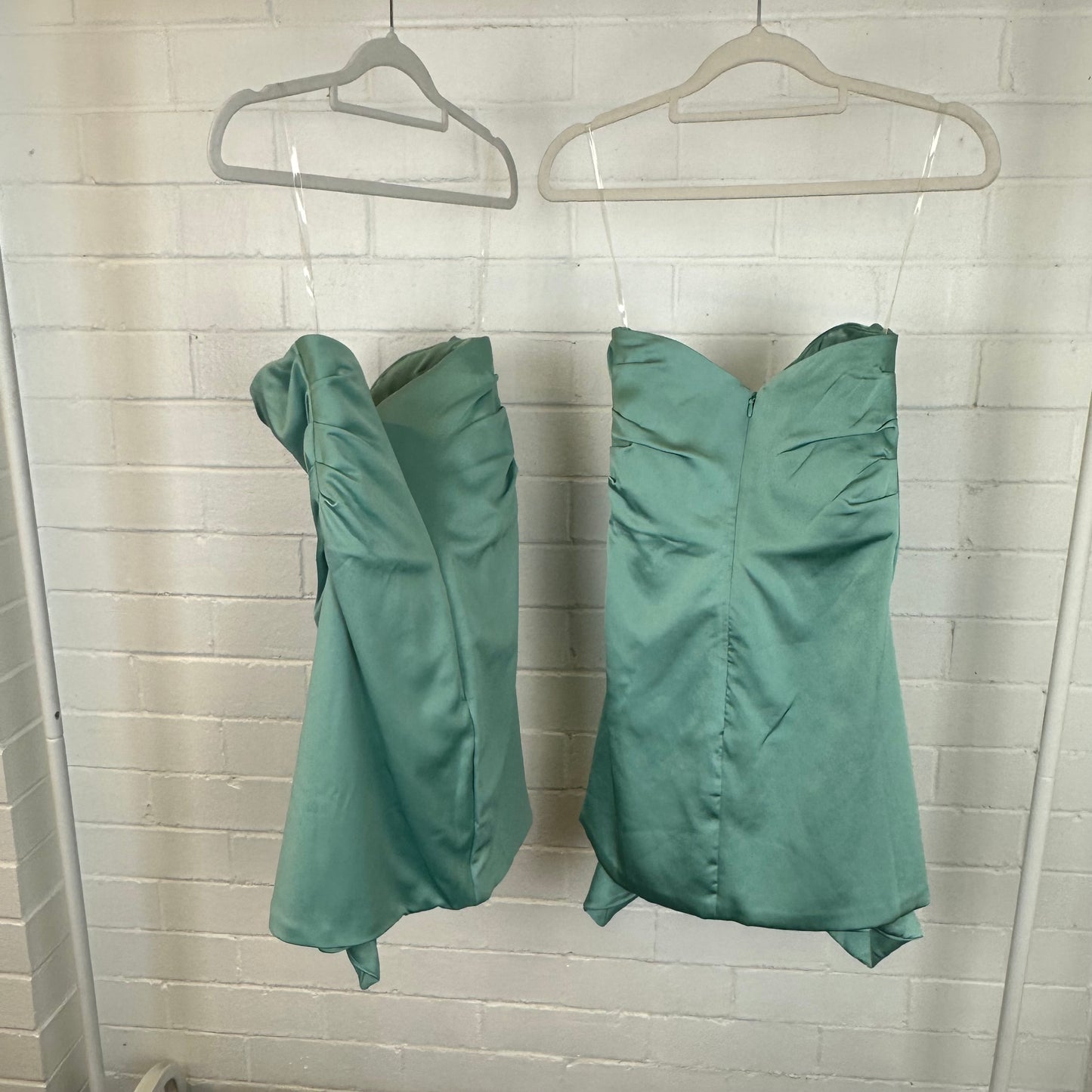 Jade Jasmine Draped Corset Mini Dress