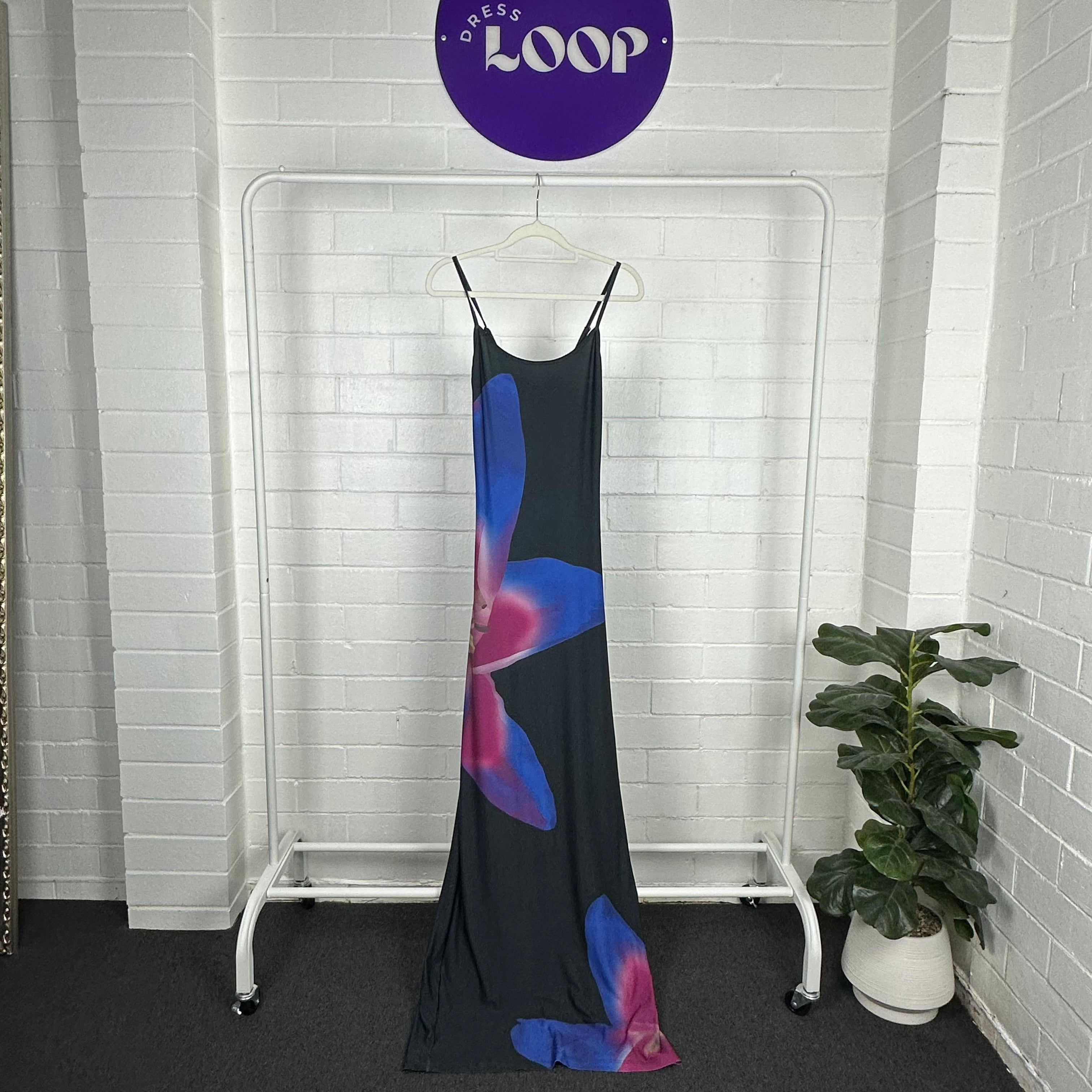 Midnight Lily Slip Dress