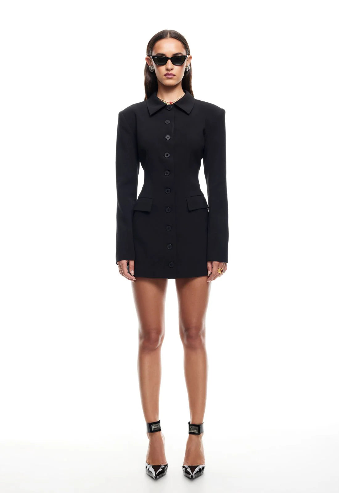 Cheri Mini Dress in Ink