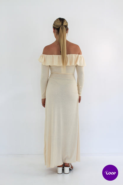 Mila Dress in Buttercream