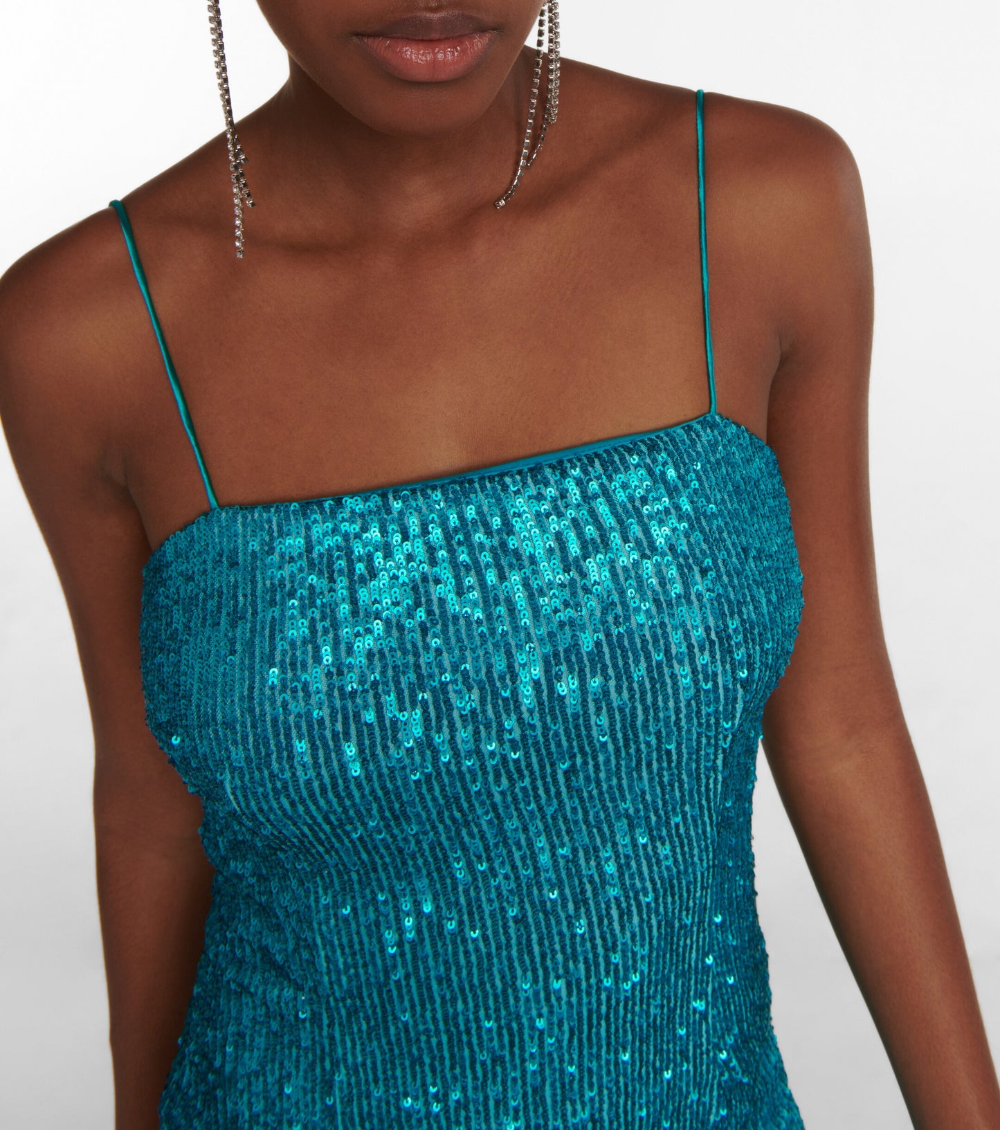 Missing Hours Sequined Mini Dress