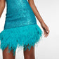 Missing Hours Sequined Mini Dress