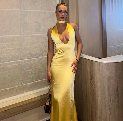 Dress Hire Australia [brand_name] Margot Maxi Daffodil - Momentary Wardrobe 