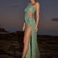 Dress Hire Australia [brand_name] Nour Mint Sequins Dress - Momentary Wardrobe 