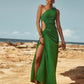 Dress Hire Australia [brand_name] Nour Green Shimmer Dress - Momentary Wardrobe 