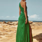 Dress Hire Australia [brand_name] Nour Green Shimmer Dress - Momentary Wardrobe 
