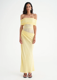 Nico Off Shoulder Maxi Dress Butter